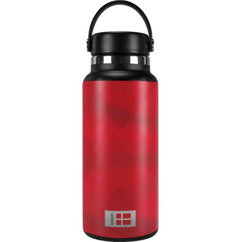 Denmark Soccer Flag Hydro Flask 32oz Wide Mouth Skin